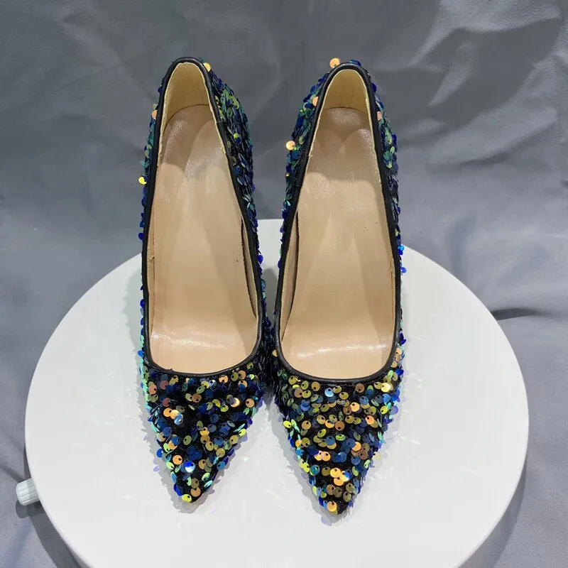 TEEK - Sequin Shine Pumps