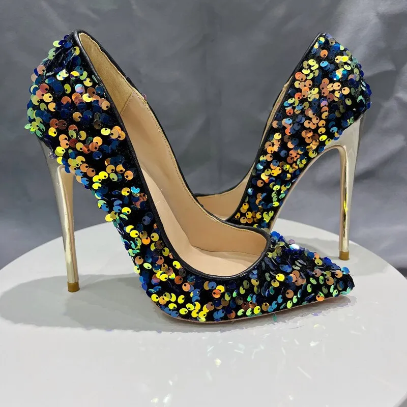 TEEK - Sequin Shine Pumps