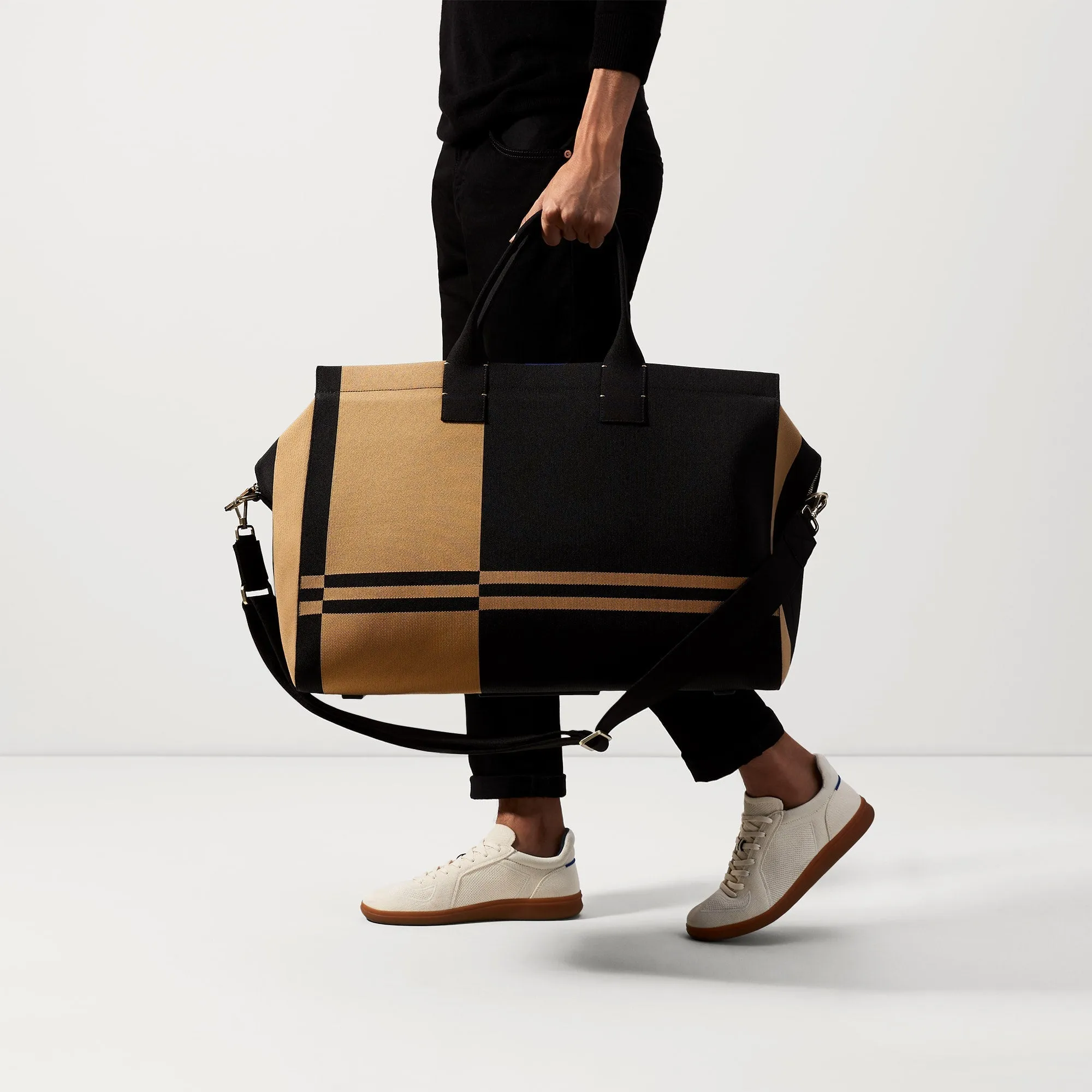 The Weekender - Camel and Black