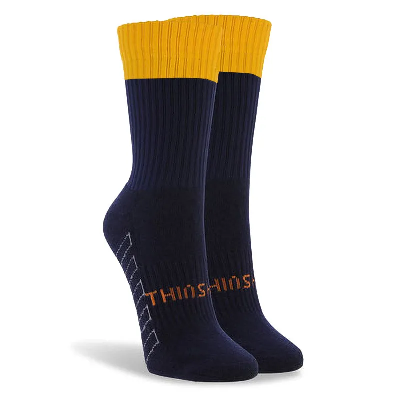 Thinskins Technical Sport Short Socks - 6-Pack - Contrast Top