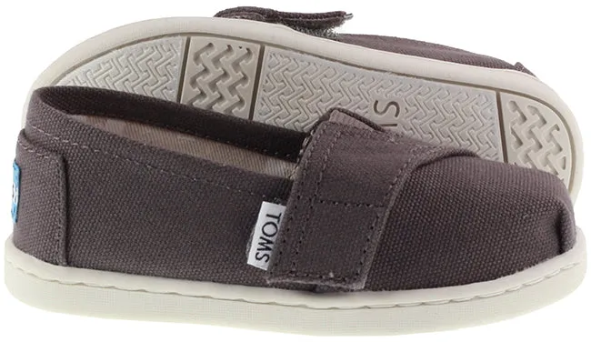 Toms Shoes Infants Canvas Alpargata Ash