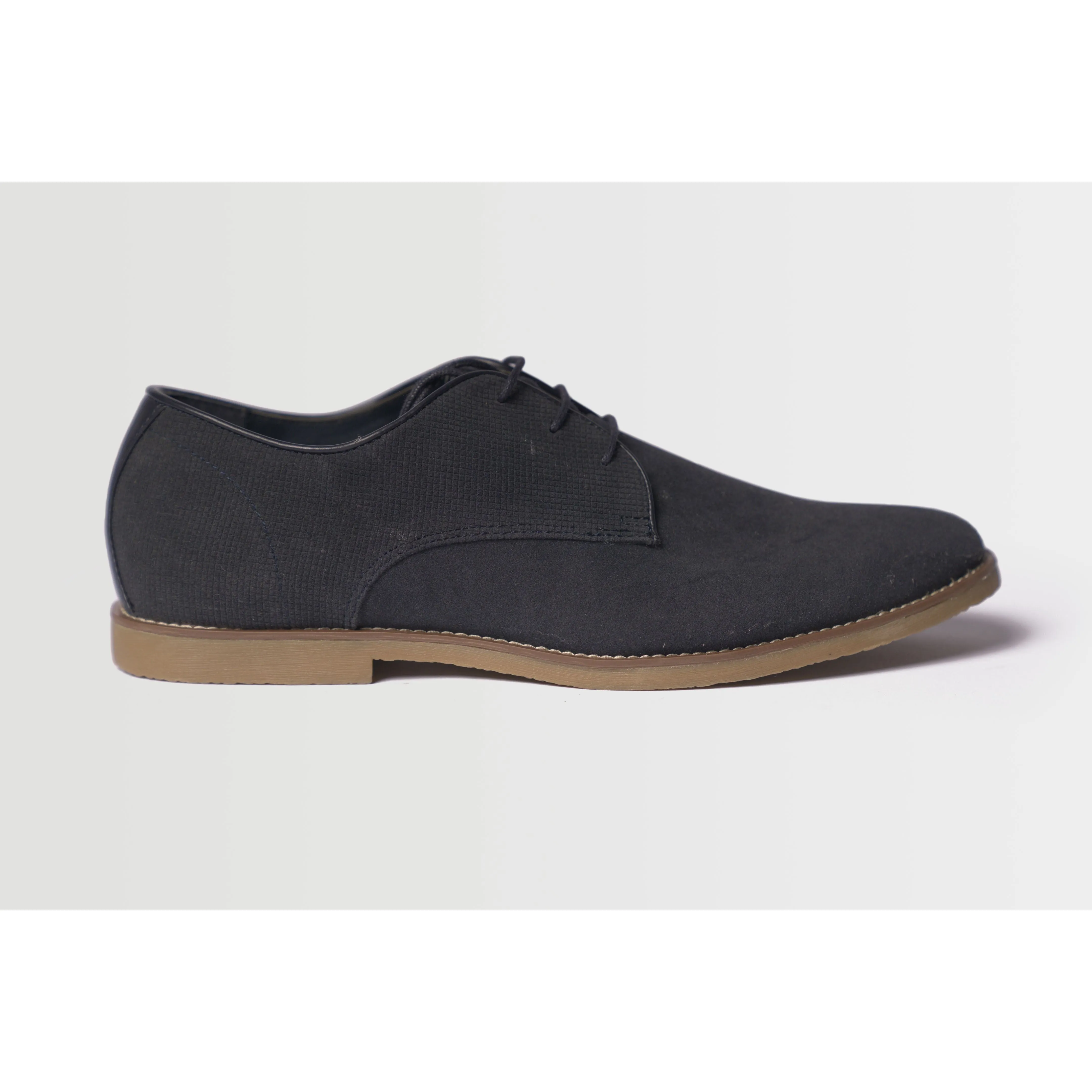 Topman Men's Spark Navy Suede Dress Shoes