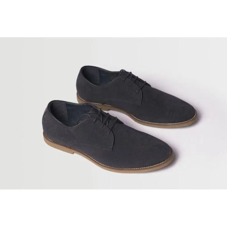 Topman Men's Spark Navy Suede Dress Shoes