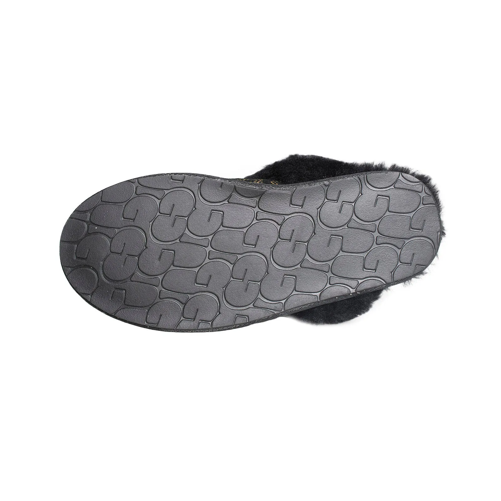 UGG Scuffette II Metallic Conifer Black Slippers - Women's