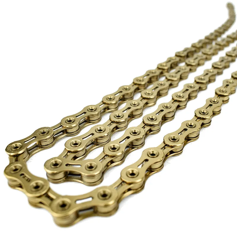 VG Sports Plated Titanium 9/10/11/12 Speed Bicycle Chain