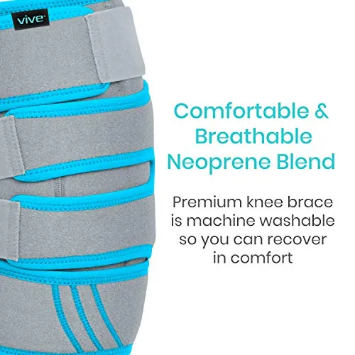 Vive Premium Knee Ice Wrap - Cold / Hot Gel Packs