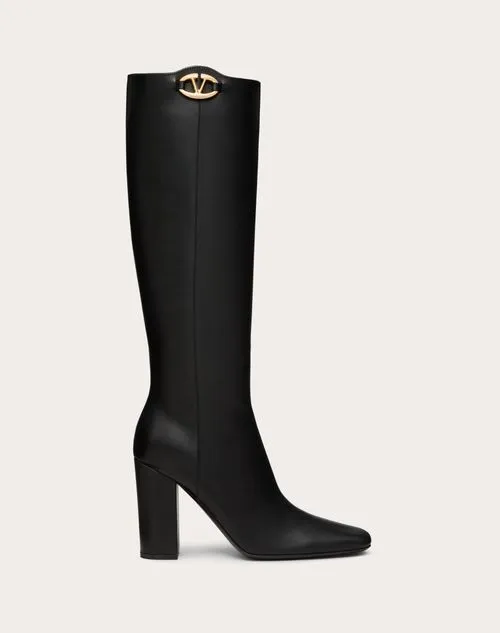 VLOGO THE BOLD EDITION BOOT IN CALFSKIN 100MM