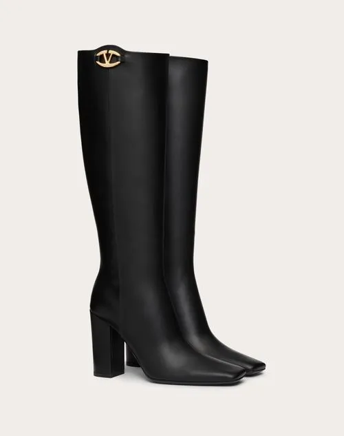 VLOGO THE BOLD EDITION BOOT IN CALFSKIN 100MM