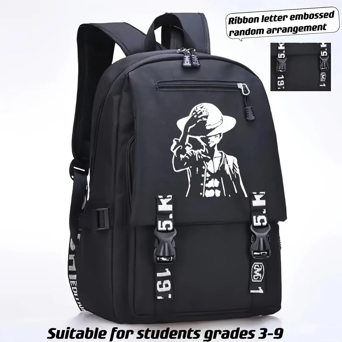 Waterproof Sports Travel Bag  Trendy Korean Style for Students