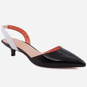 Women "LENA" Pointy Toe Low Heel Court Shoes