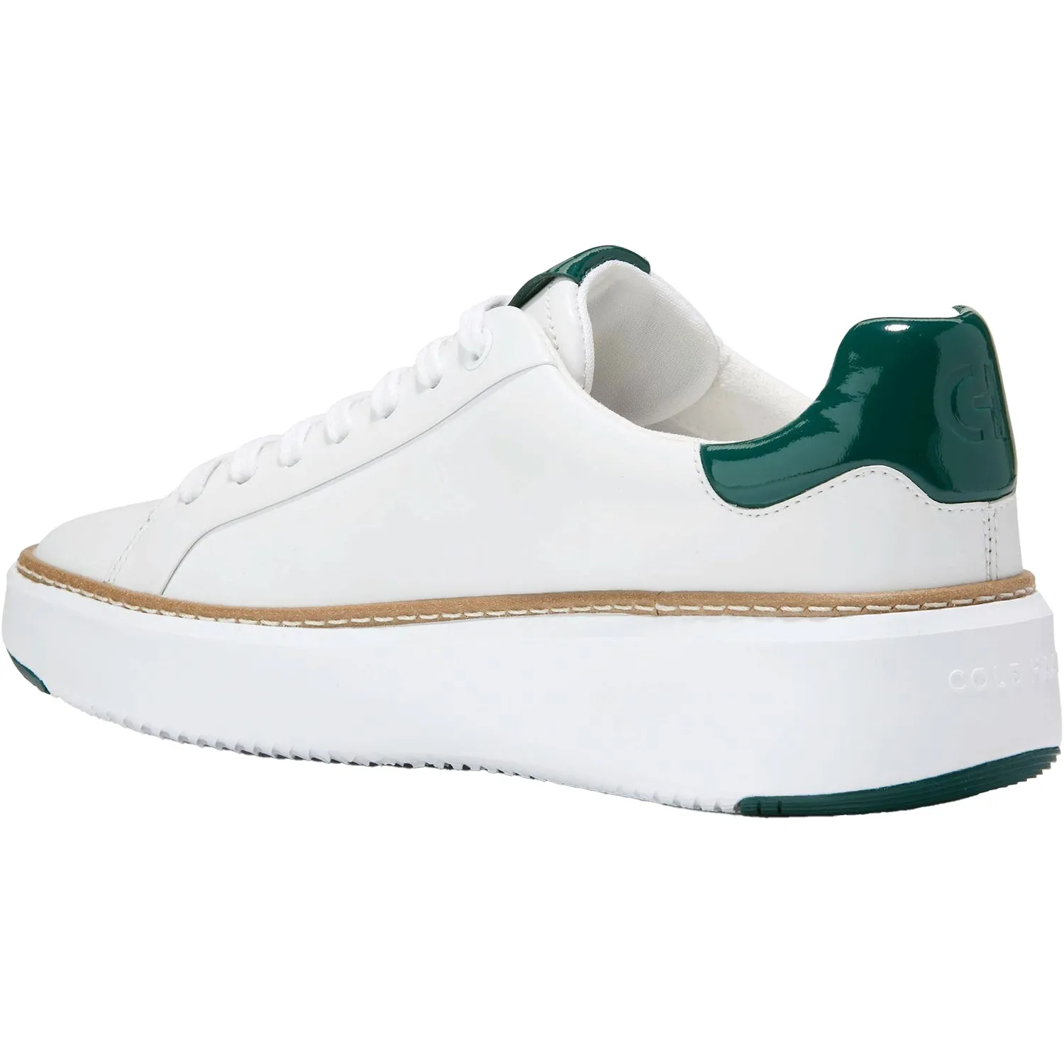 Women's Cole Haan GrandPro Topspin Sneaker Optic White/Ponderosa Leather