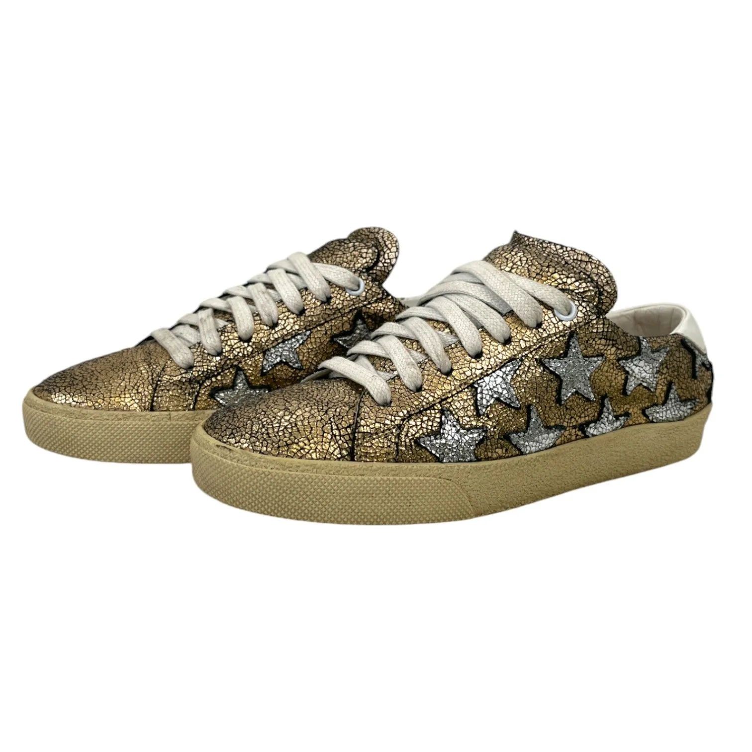 Women's Star Court Low Trainers Gold Size EU 36.5 / UK 3.5