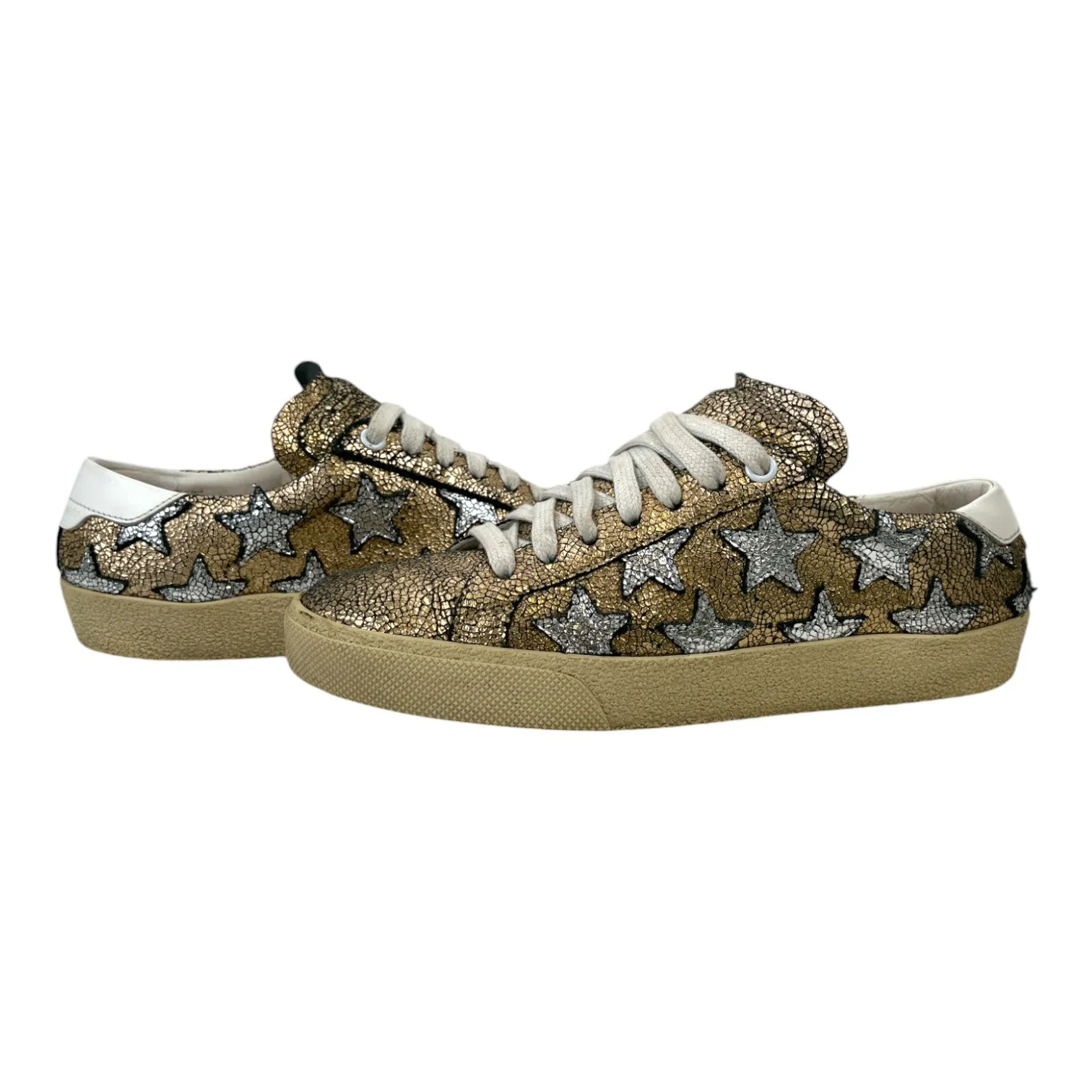 Women's Star Court Low Trainers Gold Size EU 36.5 / UK 3.5