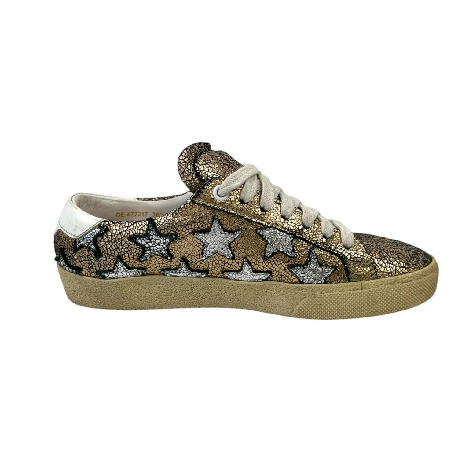 Women's Star Court Low Trainers Gold Size EU 36.5 / UK 3.5