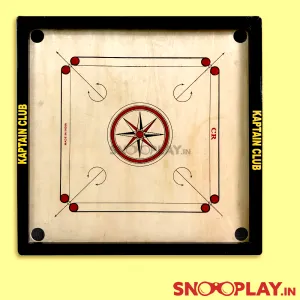 Wooden Carrom Board (with Coins & 2 Strikers) - Large (32 x 32 Inches) | COD Not Available