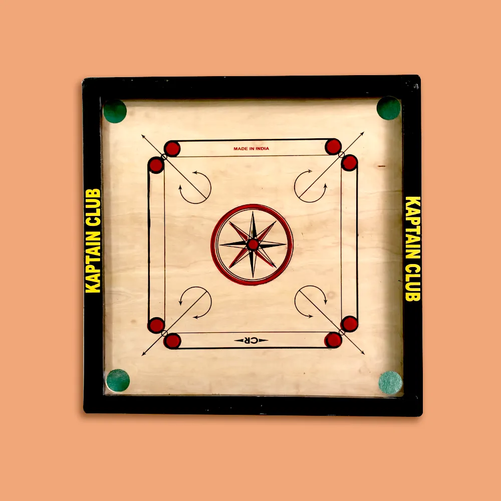 Wooden Carrom Board (With Coins & 2 Strikers) - Medium (26 x 26 Inches) | COD Not Available