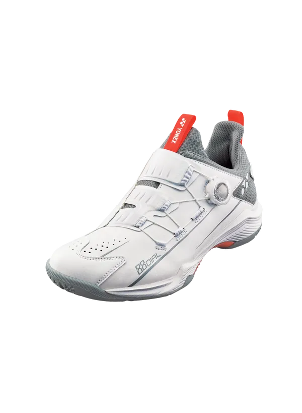 Yonex Power Cushion 88 Dial 2 Wide Unisex Badminton Shoes (Matte White)